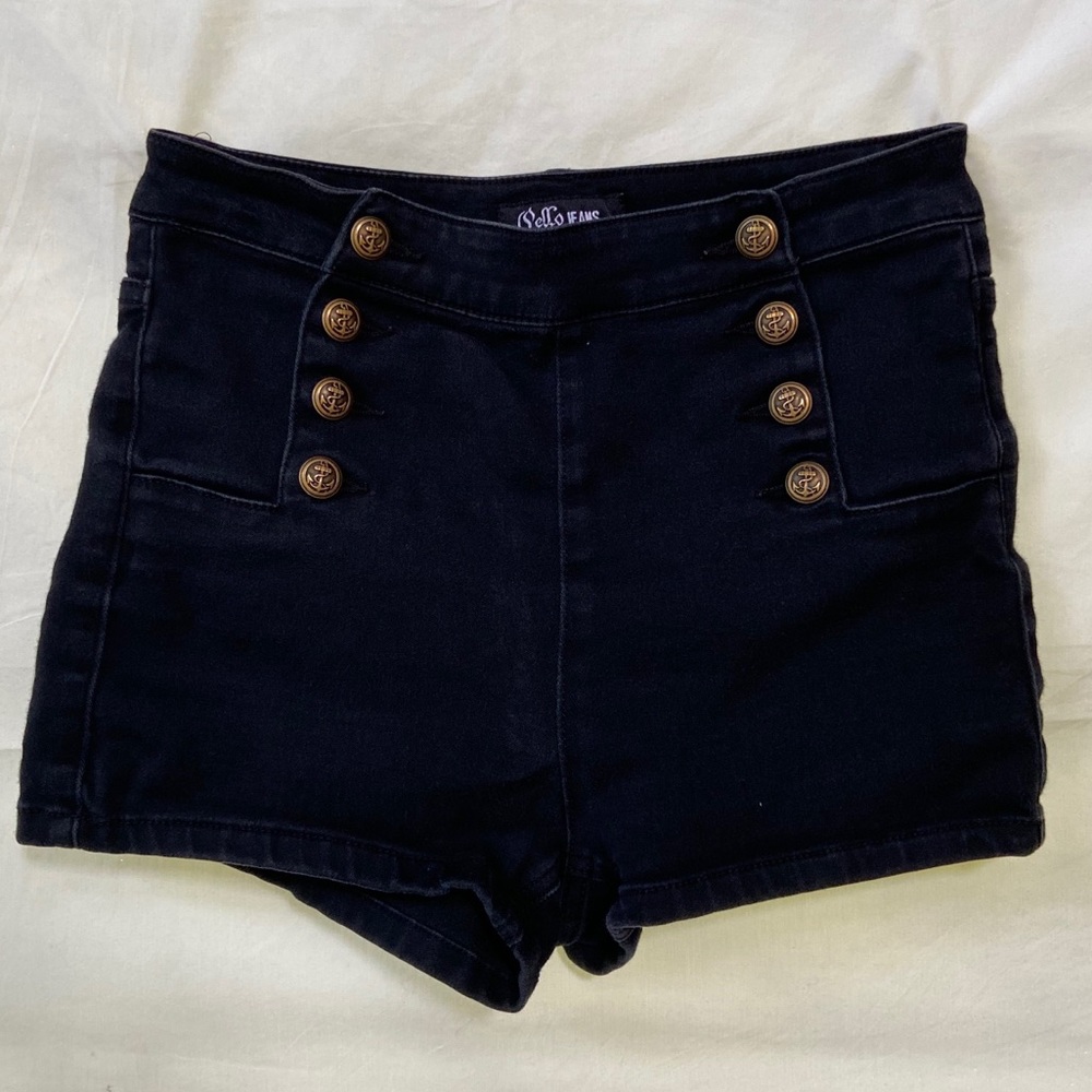 Cello high waisted sailor short shorts